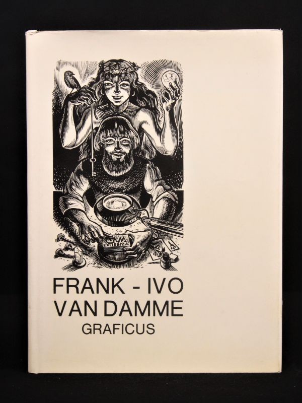 Kunstboek: 'Frank-Ivo Van Damme - Graficus' (gesigneerd) + los toegevoegde prentkaarten